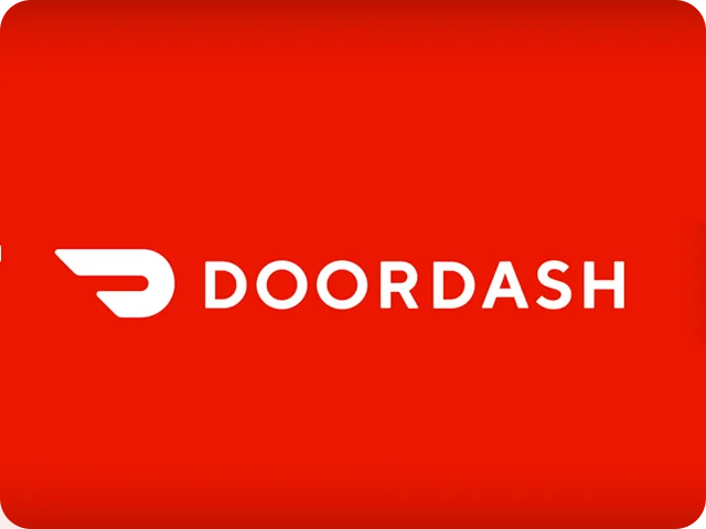 Illustration for DoorDash workers with a vehicle and cash coins